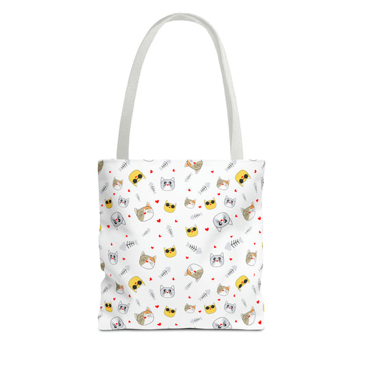 Funny Cat design Tote Bag