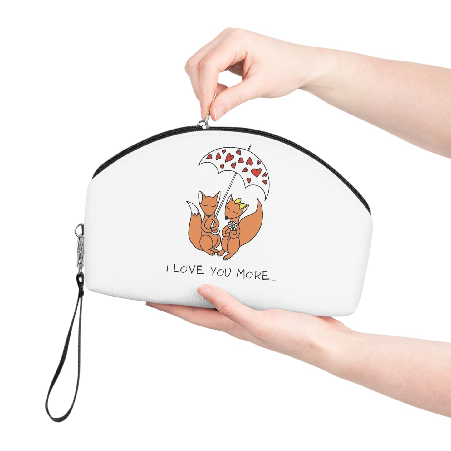 Foxy I Love You More Makeup Bag