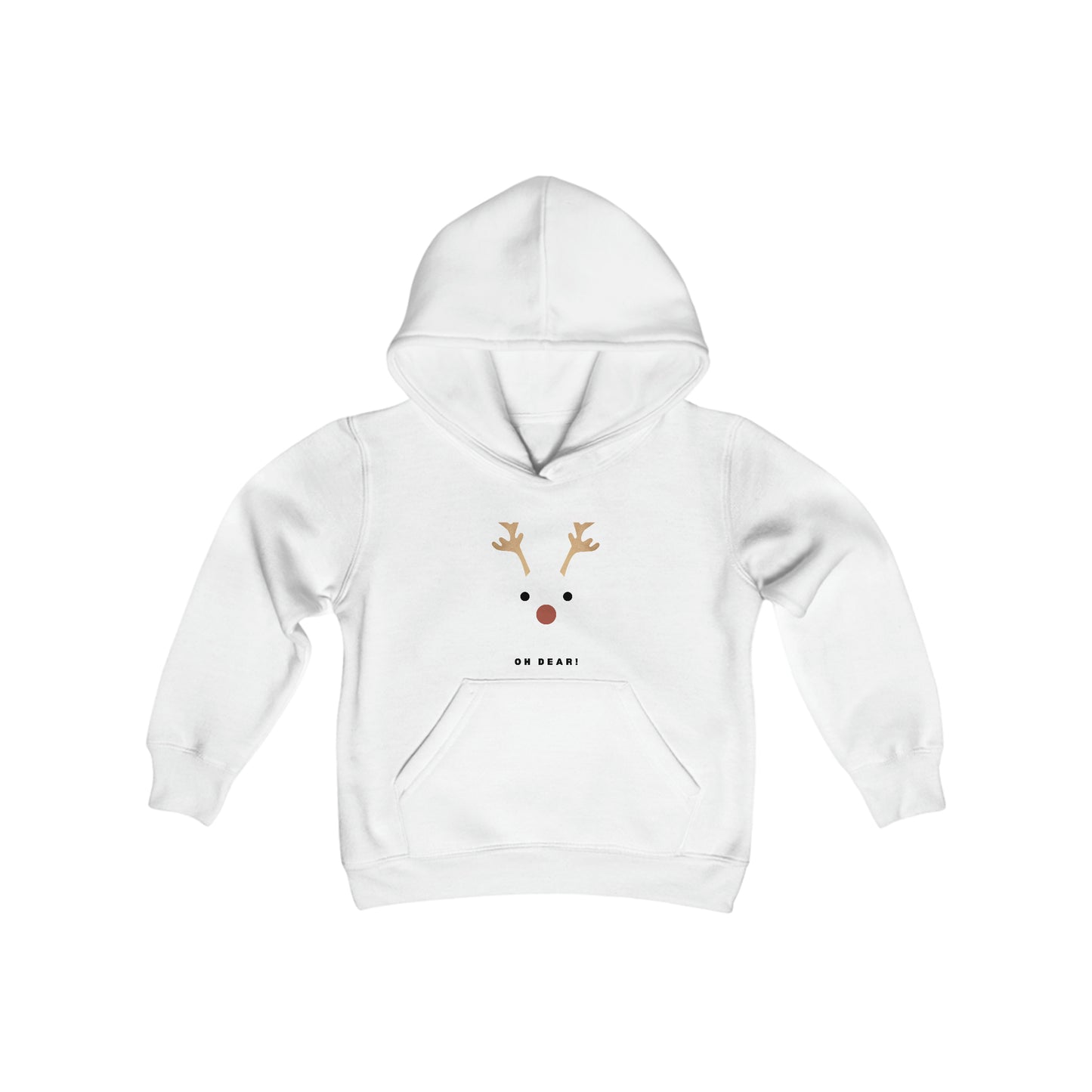 Goofy Rudolf the Red Nose Reindeer Youth Hooded Sweatshirt