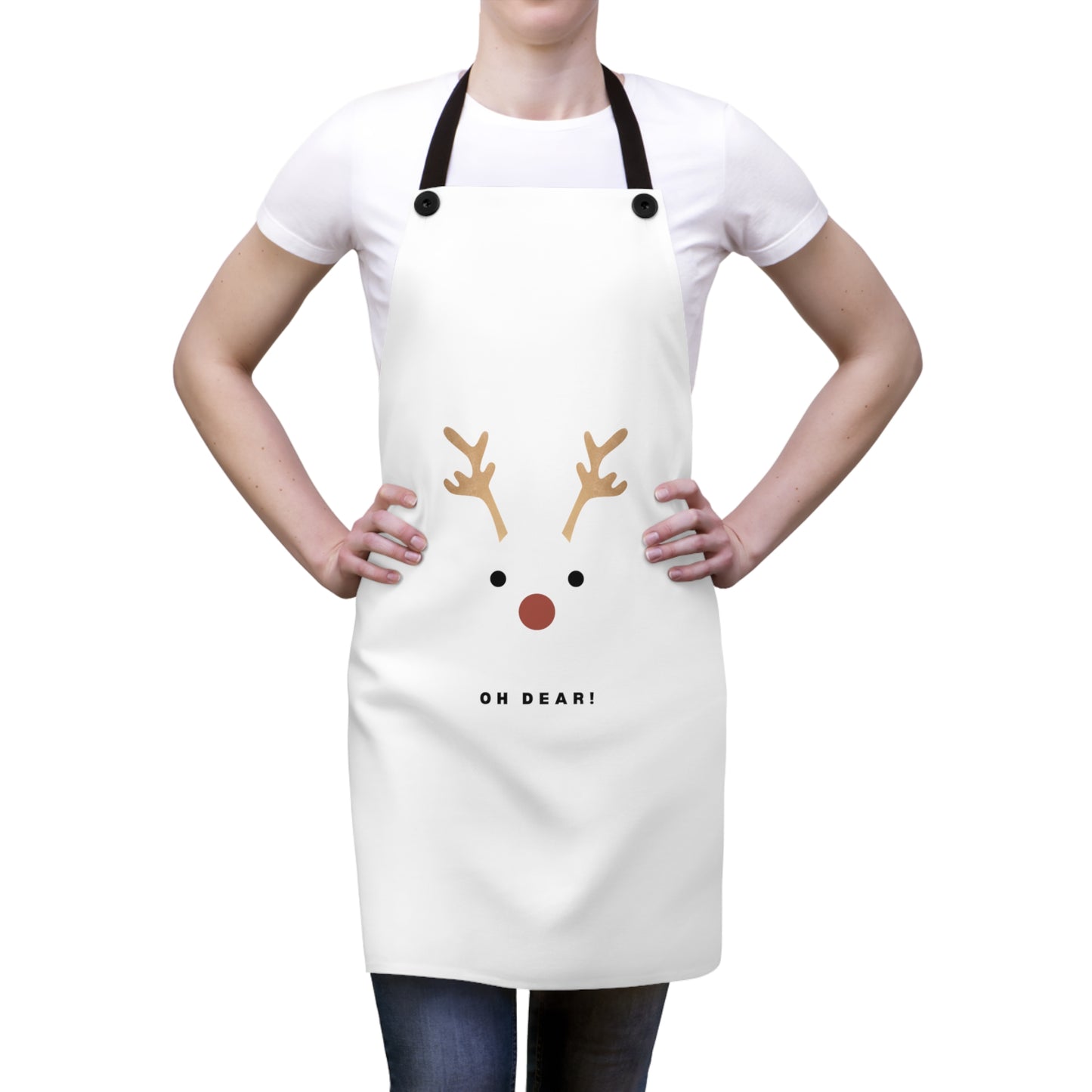 Funny Rudolf the Red Nose Reindeer Apron