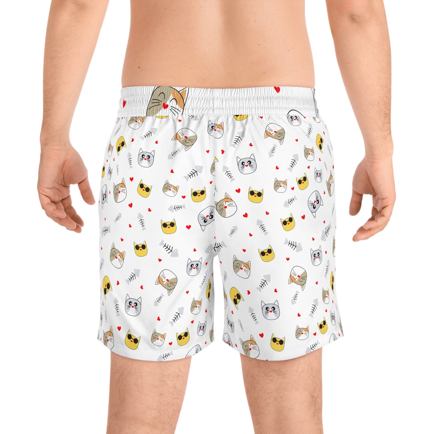 Men's Mid-Length Swim Shorts (AOP)