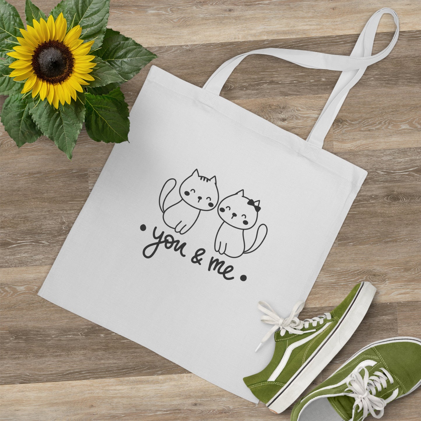 Cute You and Me Tote Bag