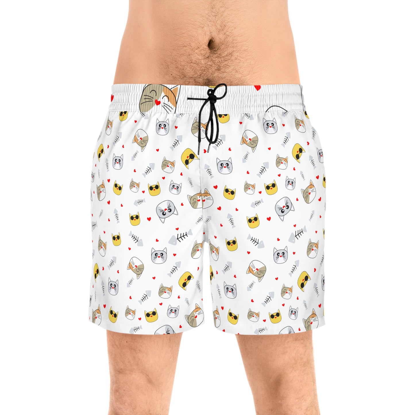 Men's Mid-Length Swim Shorts (AOP)