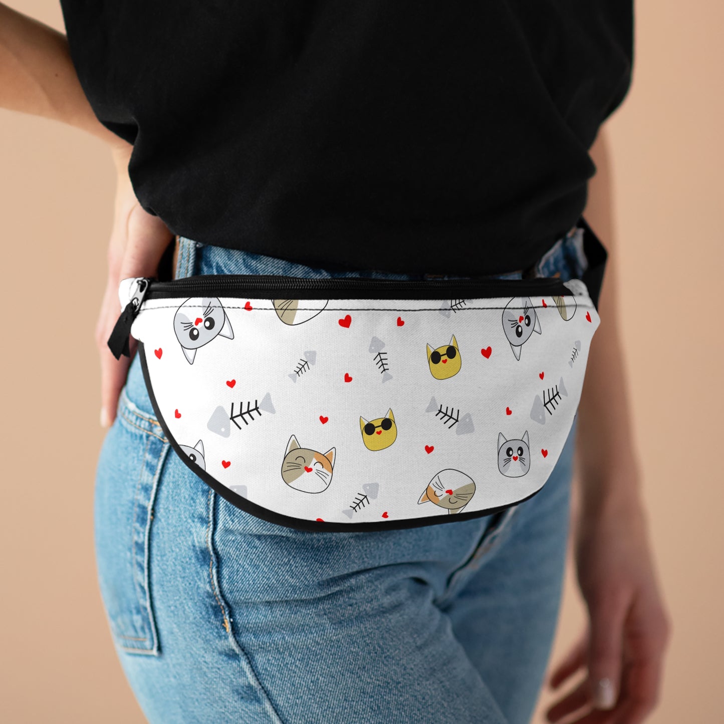 Funny Cat design Fanny Pack