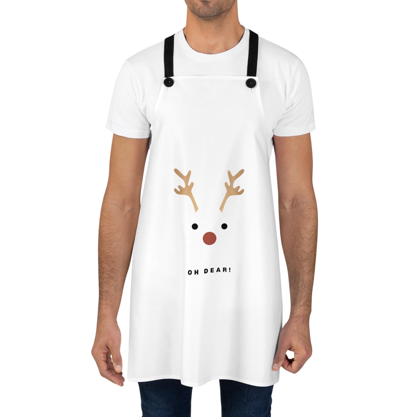 Funny Rudolf the Red Nose Reindeer Apron