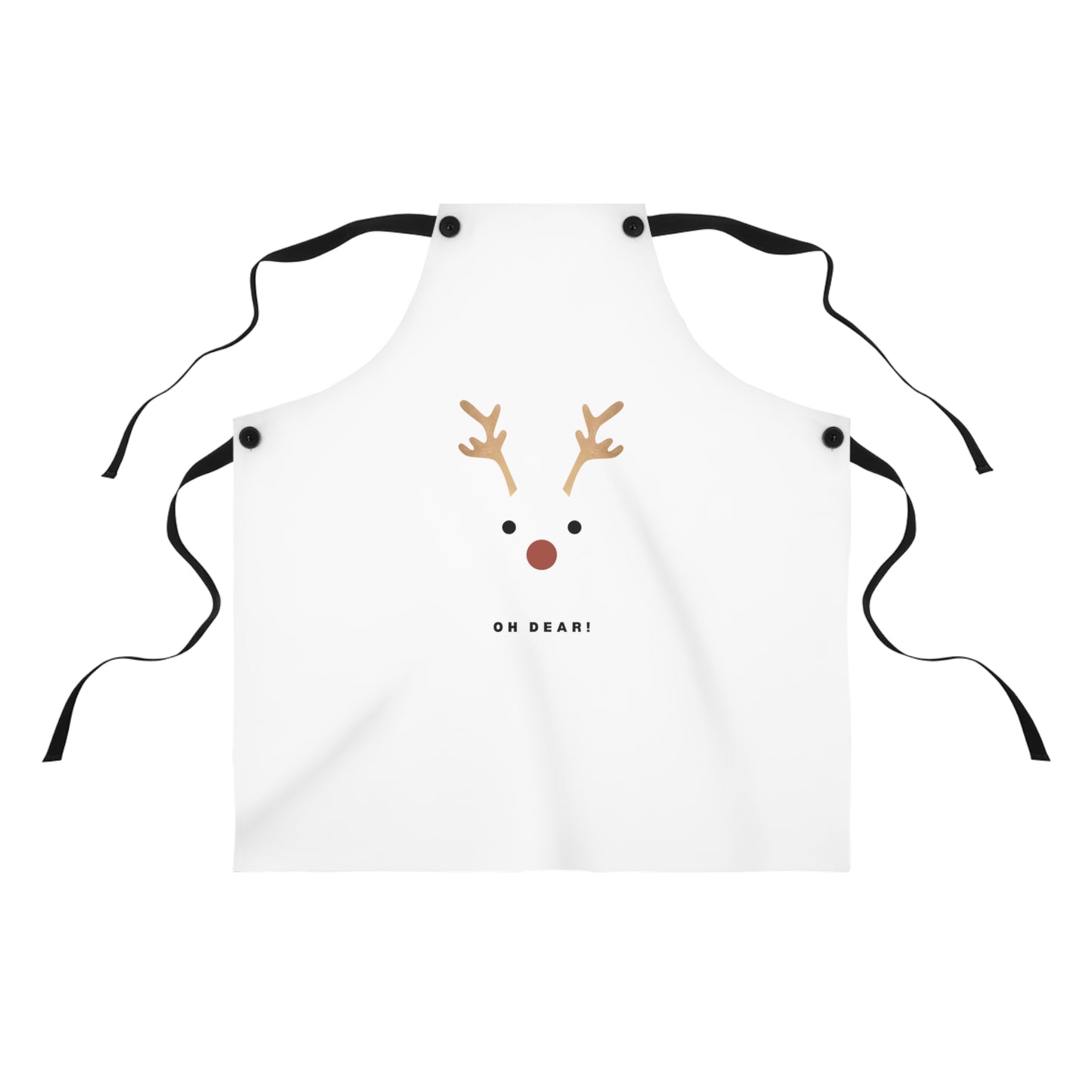 Funny Rudolf the Red Nose Reindeer Apron