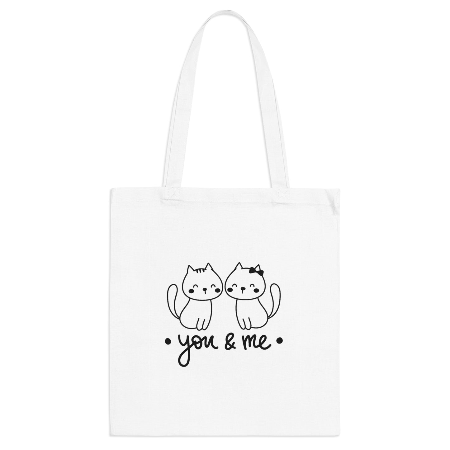 Cute You and Me Tote Bag