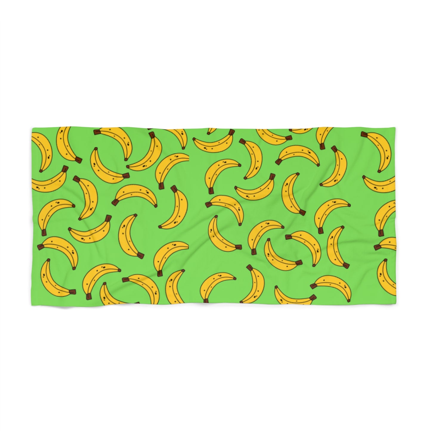 Crazy Banana Beach Towel