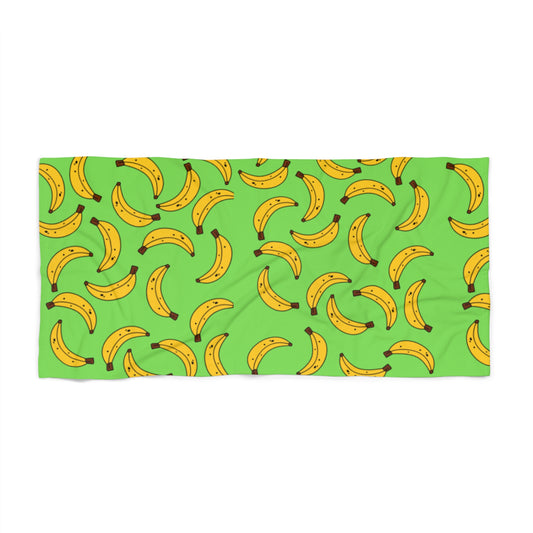 Crazy Banana Beach Towel